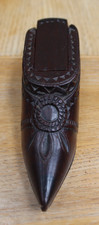 Antique Georgian Snuff Box Miniature Shoe