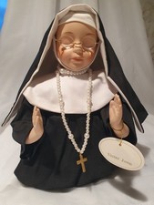 Leonardo Collection Porcelain Doll Nun Sister Jane Praying On Her Knee's