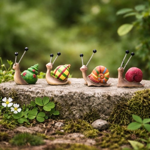 Vibrant piece snail - 4-piece,