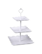 Tier square white cake - square,