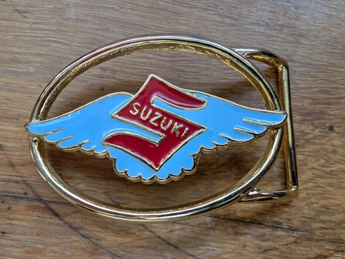 Suzuki belt buckle vintage - suzuki,