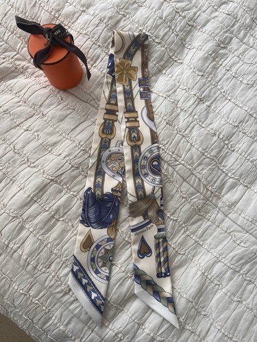 Hermes twilly scarf silk - hermes,