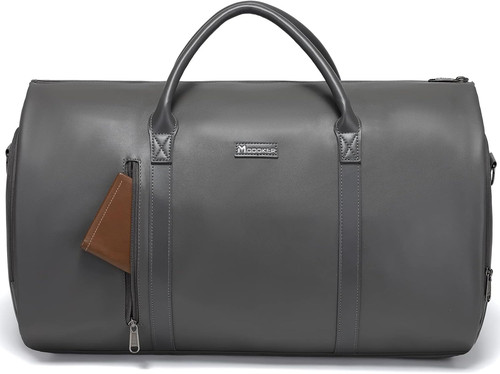 Leather garment bag - bag, for