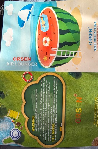 Air lounger inflatable - lounger,