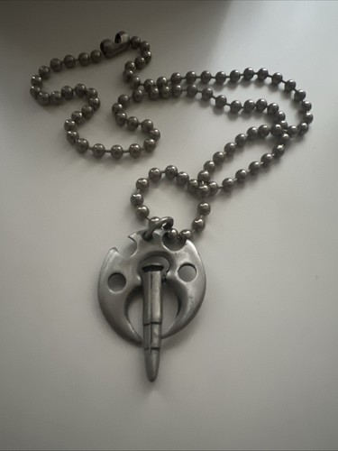 Battleaxe bullet necklace - battleaxe,