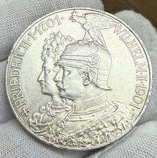 1901 German States PRUSSIA 5 Mark Wilhelm II silver .900 28g KM# 526