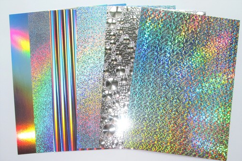 Silver holographic mirri card - holographic,