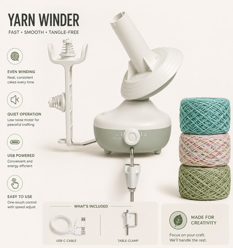 Electric yarn winder - electric, ball