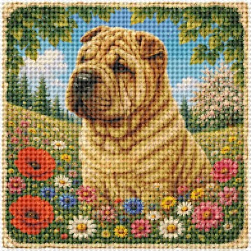 Shar pei puppy - shar, in
