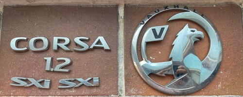 Vauxhall corsa sxi emblems - sxi, 1.2