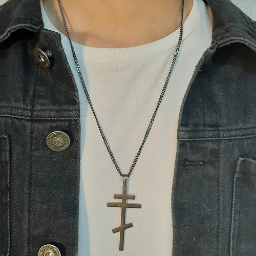 Silver orthodox russian - silver, cross