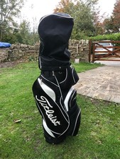 Titleist 14 Way Cart Bag black and white