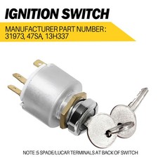 Ignition Switch & 2 Keys