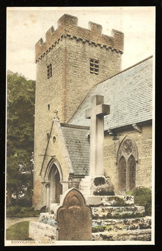 Bonvilston church between - bonvilston, church.
