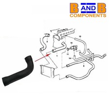 BMW TOP RADIATOR WATER HOSE