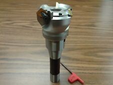 2" 45 degree indexable face shell mill w. R8 Arbor,face milling cutter --new