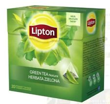 3 x Lipton Green Tea Nature 20 Teabags (Pack of 3)