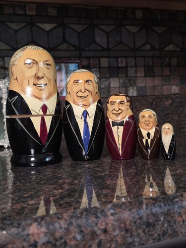 President russian nesting doll - president,