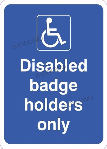Disabled badge stickers - disabled, b
