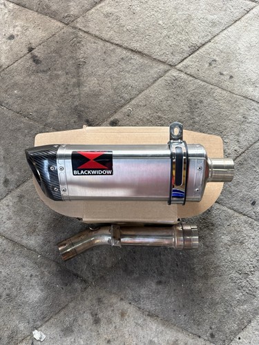 Black widow exhaust silencer - black, &