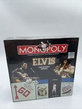 Monopoly Elvis Presley Collectors Edition Parker Brothers Game 2003 Sealed NOS