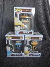 Funko Pop! Mortal Kombat : Raiden #538 Scorpion #537 Sub-Zero #536