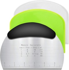 Vicloon 3 Pcs Dough Scraper
