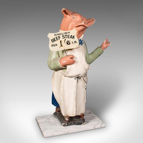 Antique butcher shop display - shop,