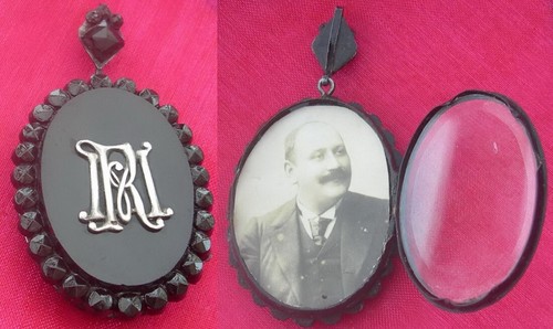 Antique 1880 1890 jet black - antique,