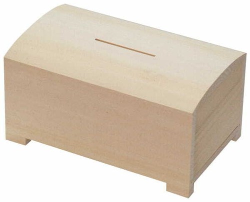 Wooden money case - wooden,