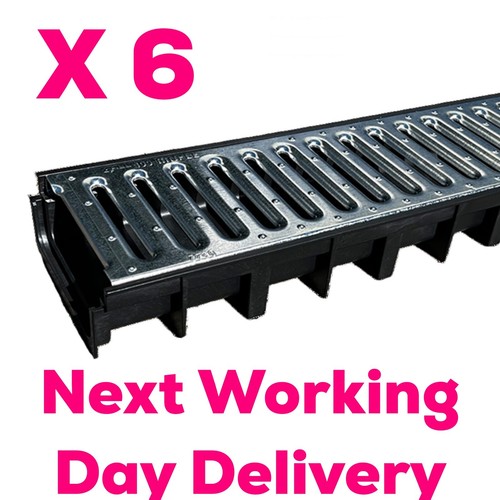 Shallow drainage channel 1m - 6,