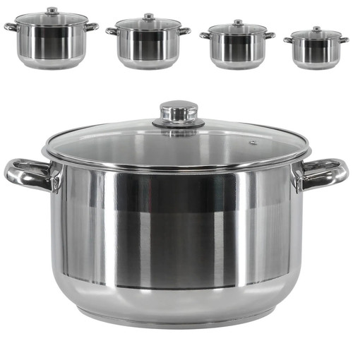 Stainless steel casserole - stainless,