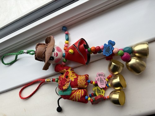 New red wind chimes bells - 2,