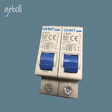 2 X CHINT EBG B32 MCB CHINT 32 AMP MCB 1P 32A B32 187425 eBG CHINT