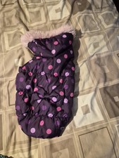 Dog Coat, Purple Padded With