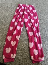 Pink Fluffy Pjs Bottom , Size