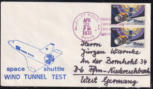 Space shuttle wind tunnel test - space,