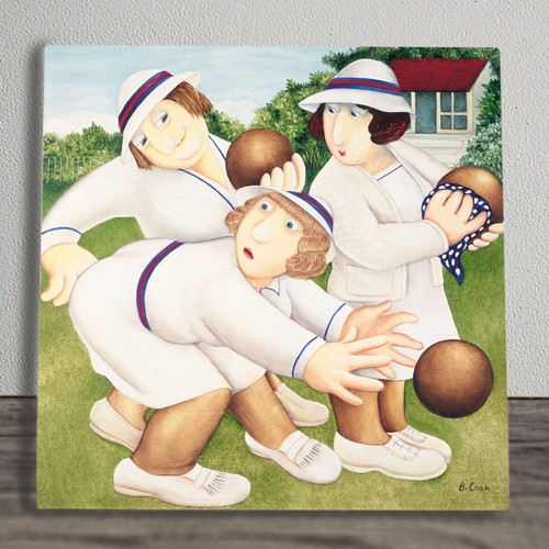 Bowlers tile plaque sign wall - plaque,