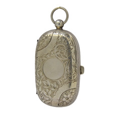 Antique Sterling Silver Double