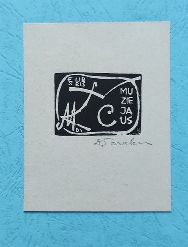 Exlibris libris ciurliono - exlibris, ex-libris