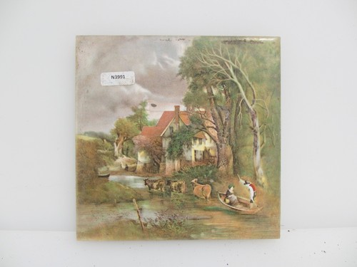 Antique ceramic tile old - ceramic,