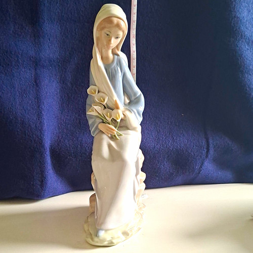 Lladró porcelain virgin mary - lladró,