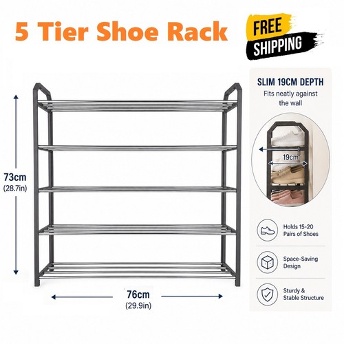 Tier shoe rack storage - rack,