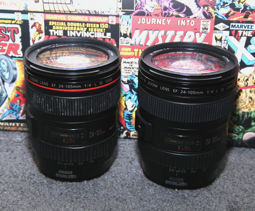 Two canon 105mm 4l usm - two,