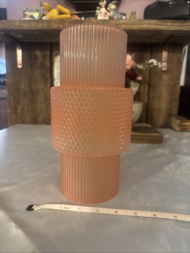 Dunelm elena pink - pink, glass