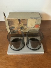 Trend Aluminium Bathroom 2x Tumbler holder Old Stock Vintage 70s Retro Space Age