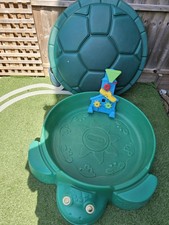 Little Tikes Turtle Sandbox Sandpit with cover 