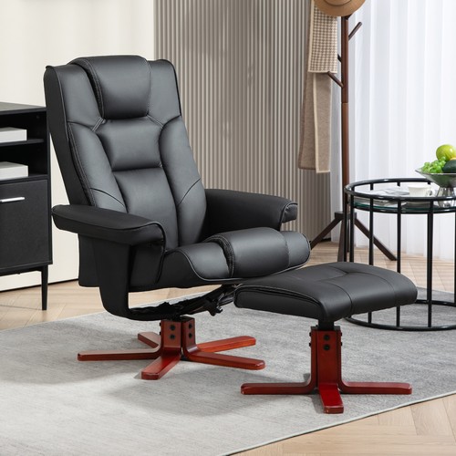 Recliner chair with - recliner, footstool