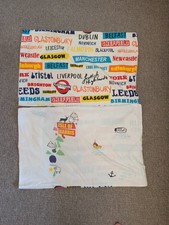 Debenhams double sided map and - sided,