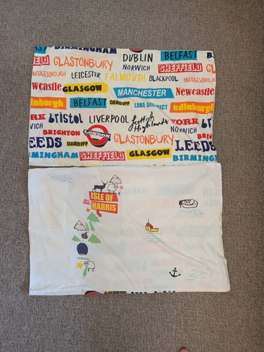 Debenhams double sided map - double,